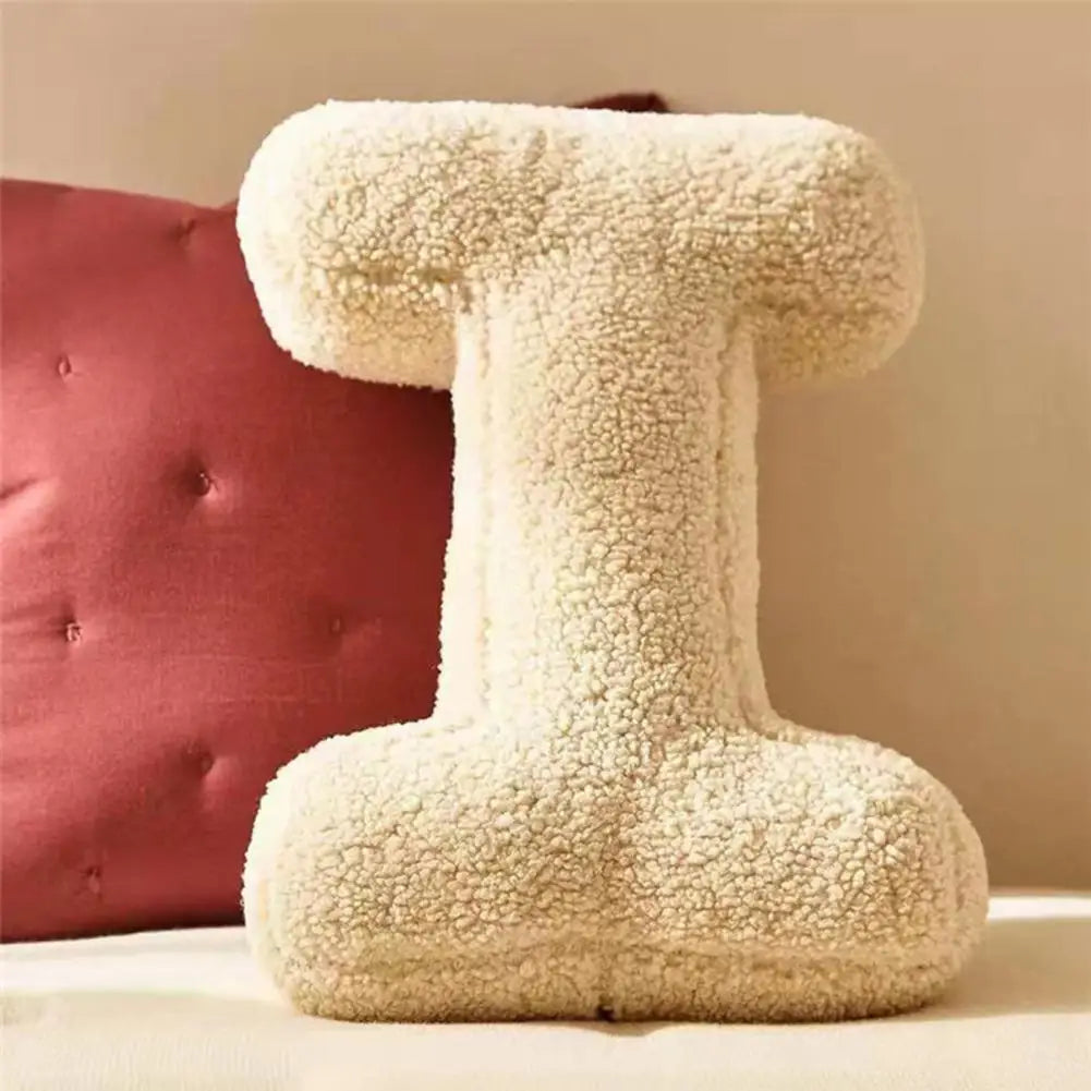 Raffaele | Alphabet Pillow with Velvet Letters A to Z