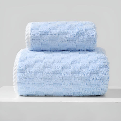 Beatrice | Quick Dry Fleece Towel Set for Bathroom and Gym