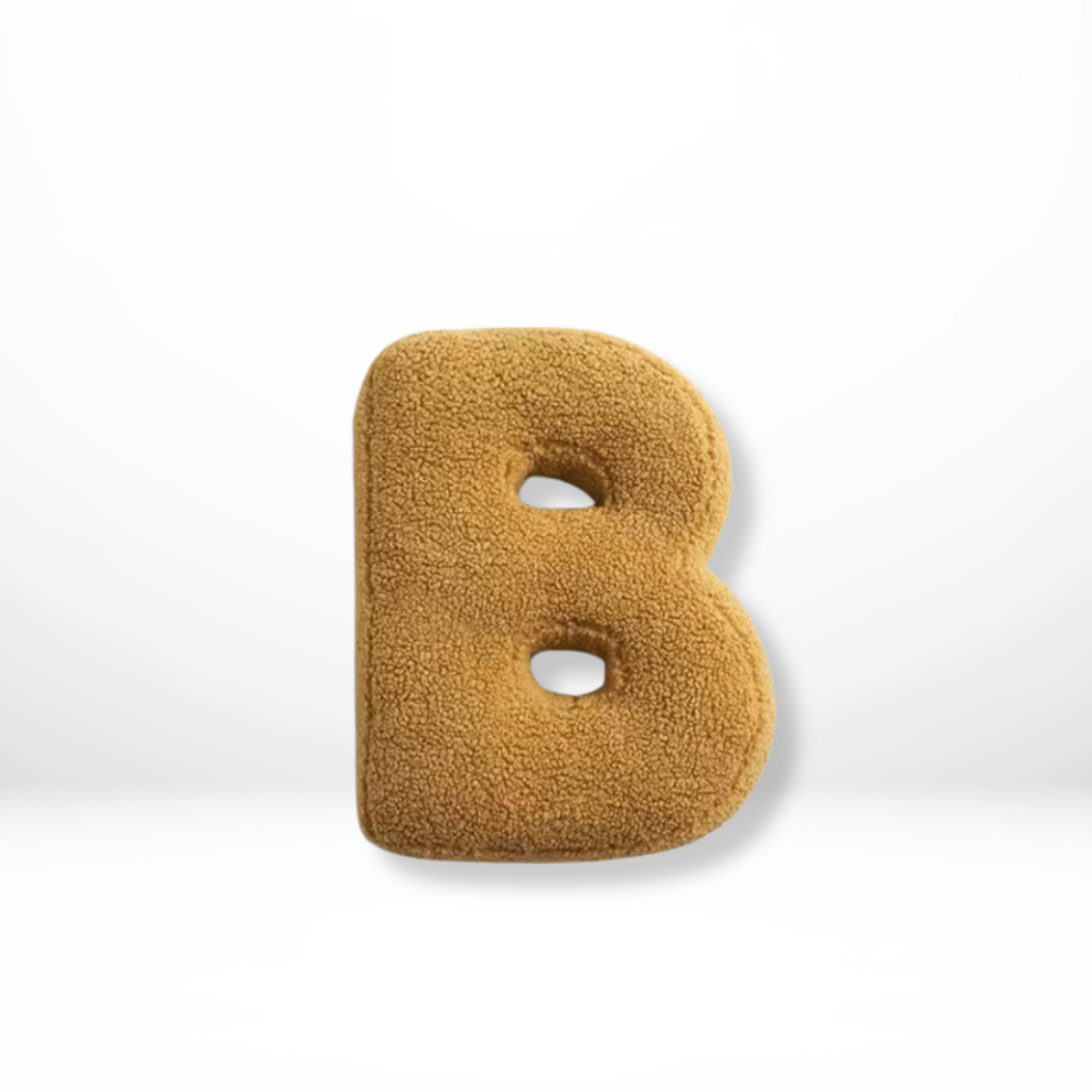 Raffaele | Alphabet Pillow with Velvet Letters A to Z