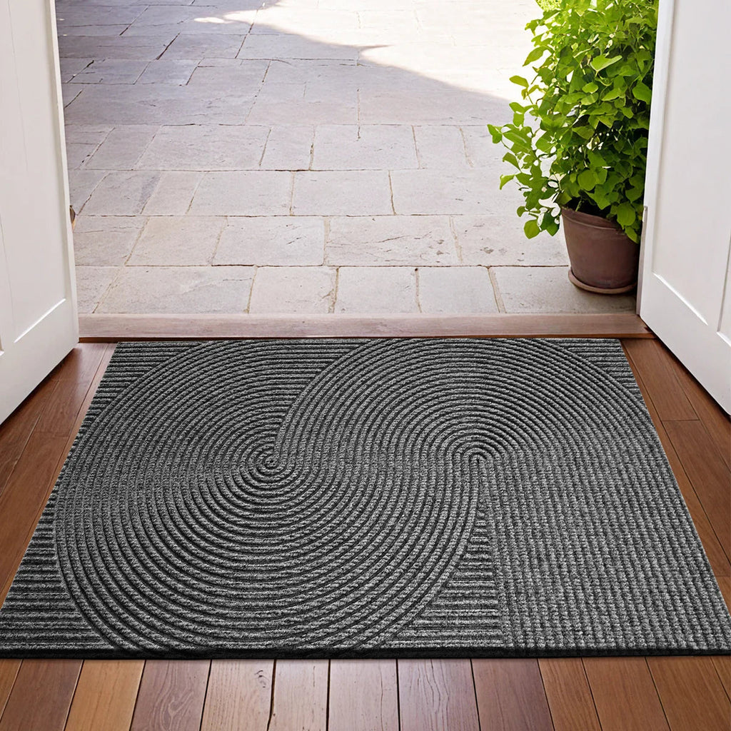 Linnea | Doormat with 3D Groove Design for Hallway