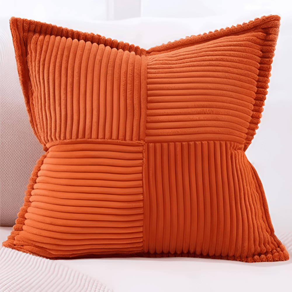 Ovidia | Stain-Resistant Solid Pillow Cover for Sofa or Bed