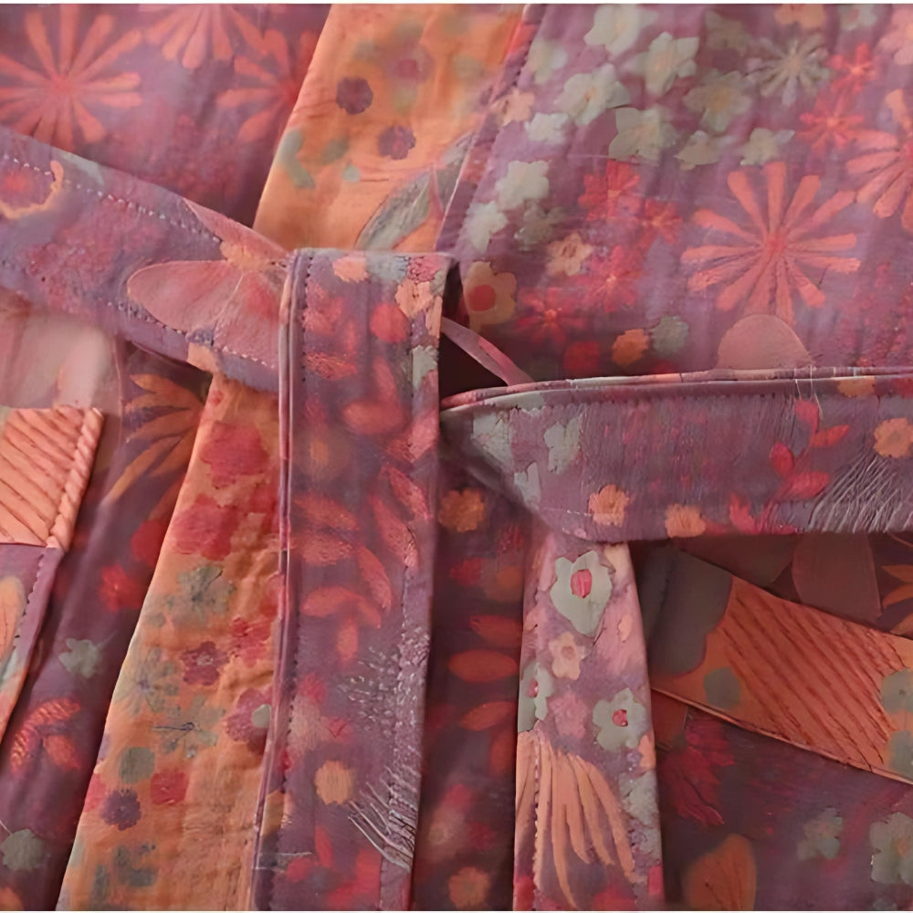 Noemi | Lightweight Cotton Bathrobe for Bedroom and Bath