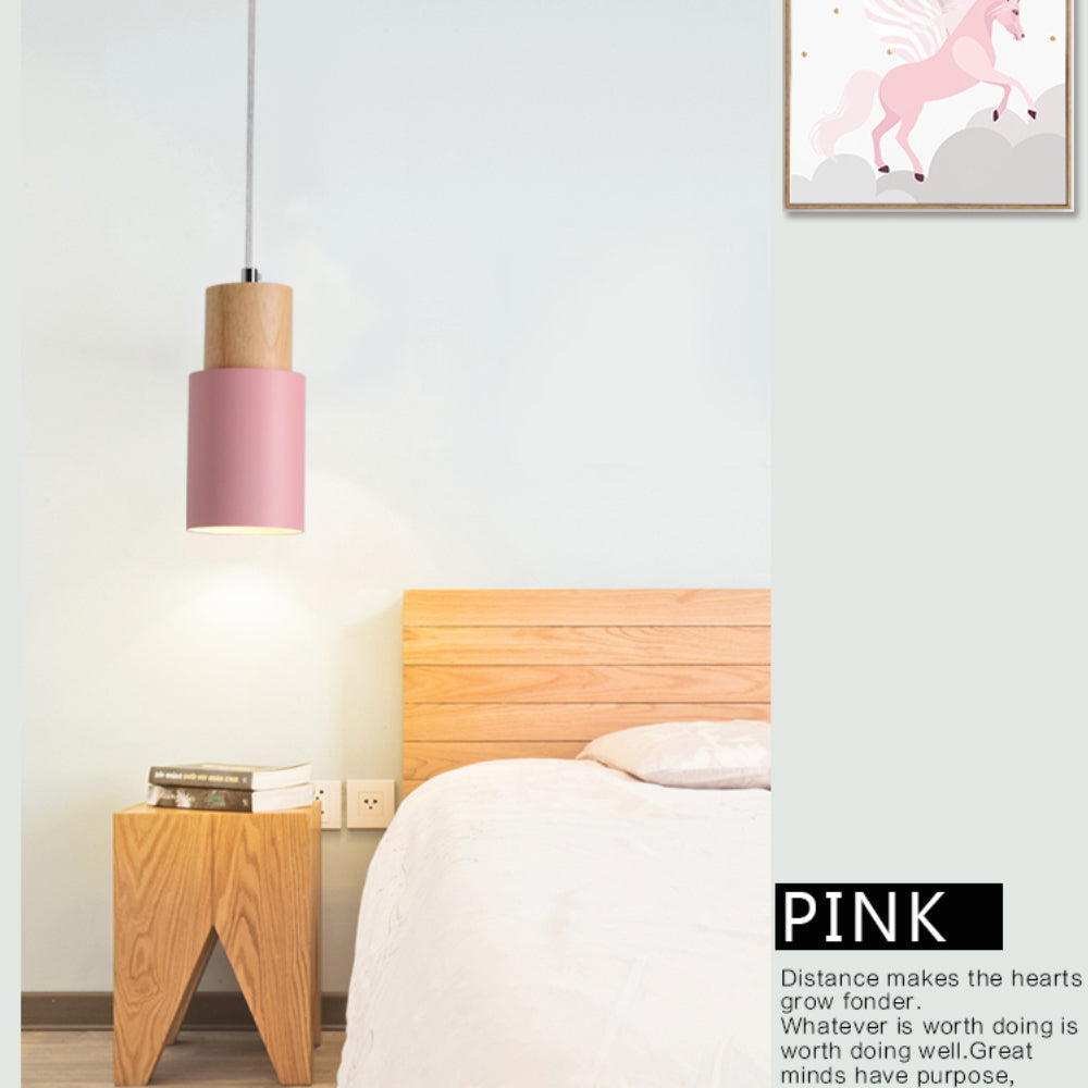 Isadora | Nordic Wood Base Pendant Lamp for Kitchen or Dining