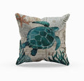 Larissa | Sofa and Chair Cushions with Sea Life Motif