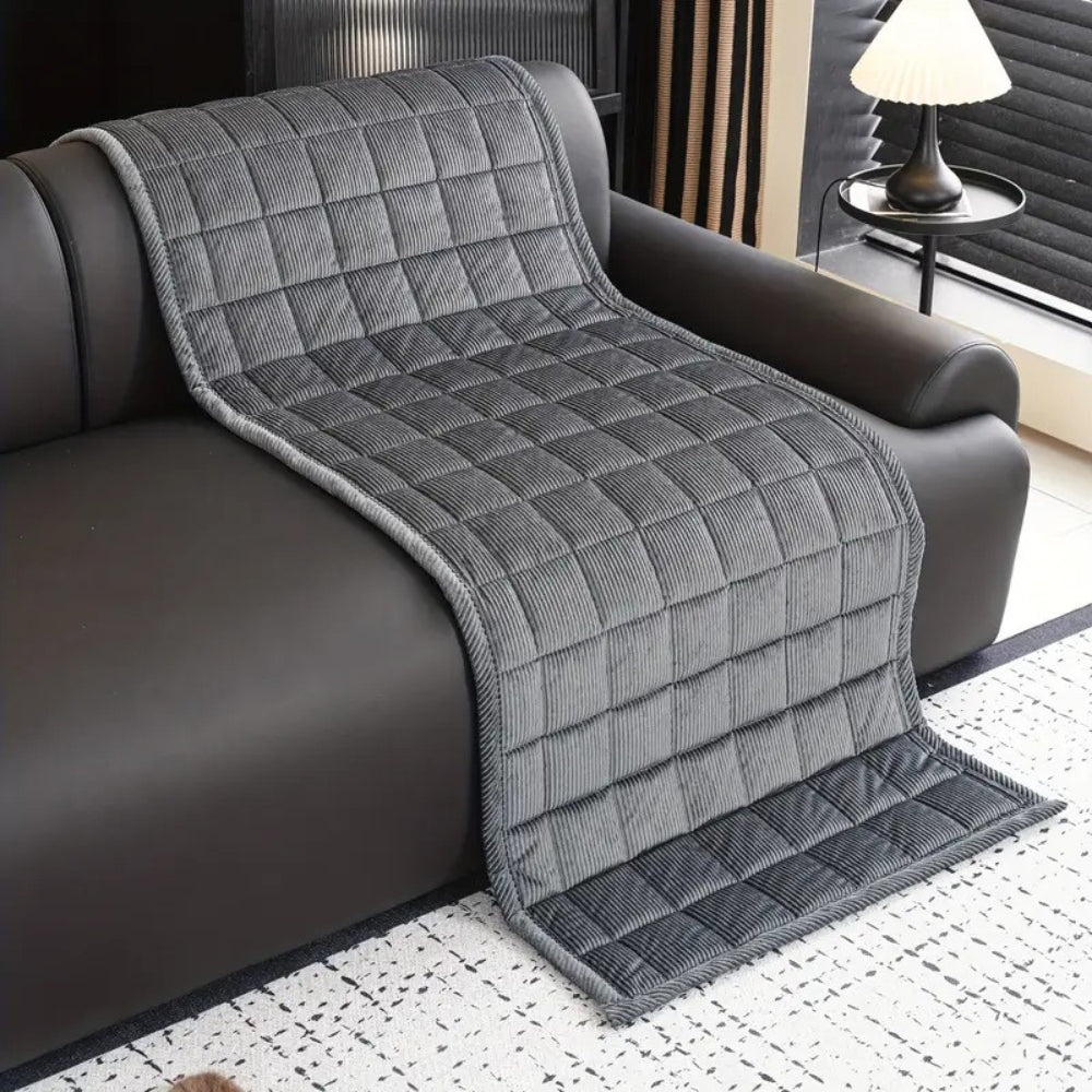 Sienna | Quilted Couch Cover Mat for Sofa Protection