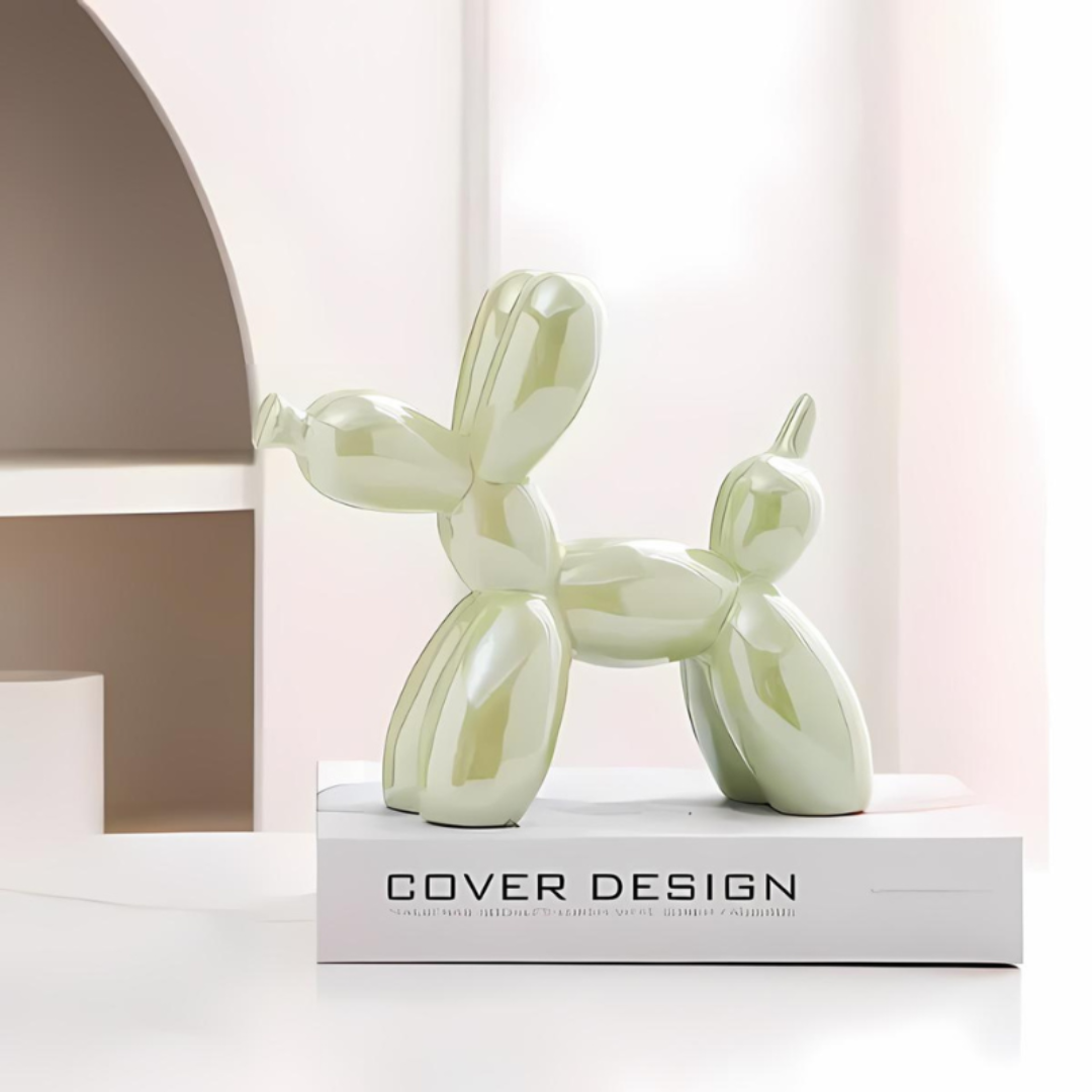 Cécile | Ceramic Balloon Dog Sculpture for Modern Interiors