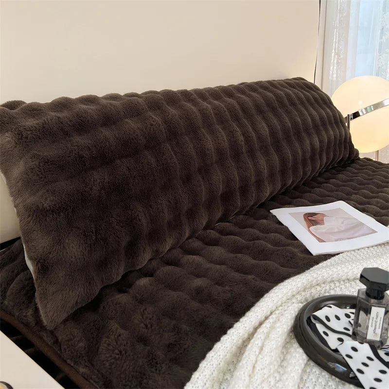 Ines | Plush Pillow Cover in Soft Textured Fabric