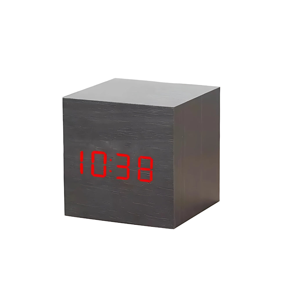Oslo | LED Alarm Clock with Modern Cube Design for Bedside