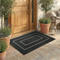 Estelle | Curved Thread Line Rug with Non-Slip Rubber Backing
