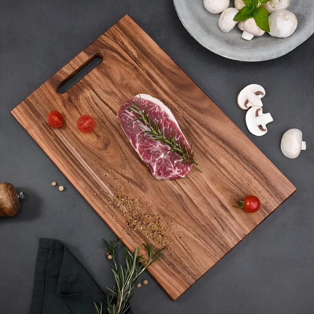 Juliette | Solid Acacia Wood Wooden Chopping Board for Kitchen