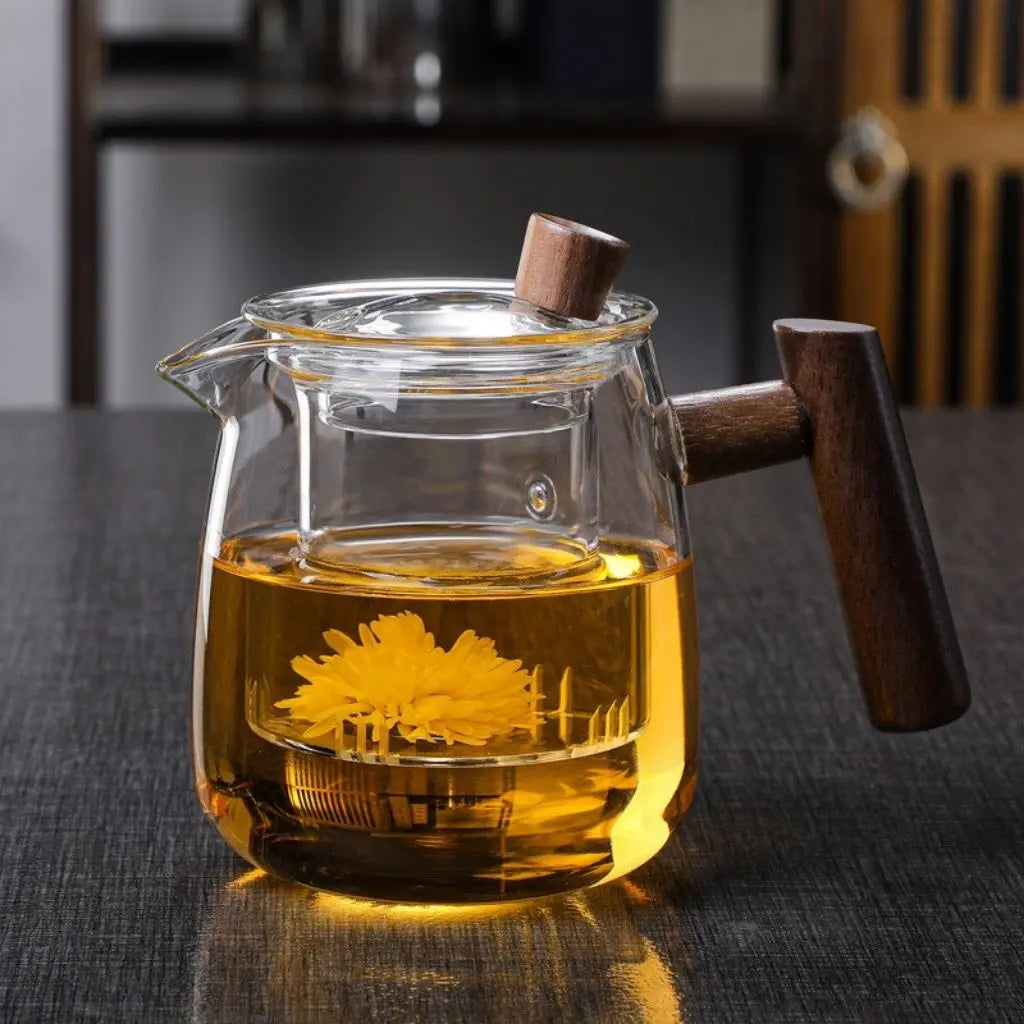 Rasmus | Borosilicate Glass Teapot with Infuser for Kitchen