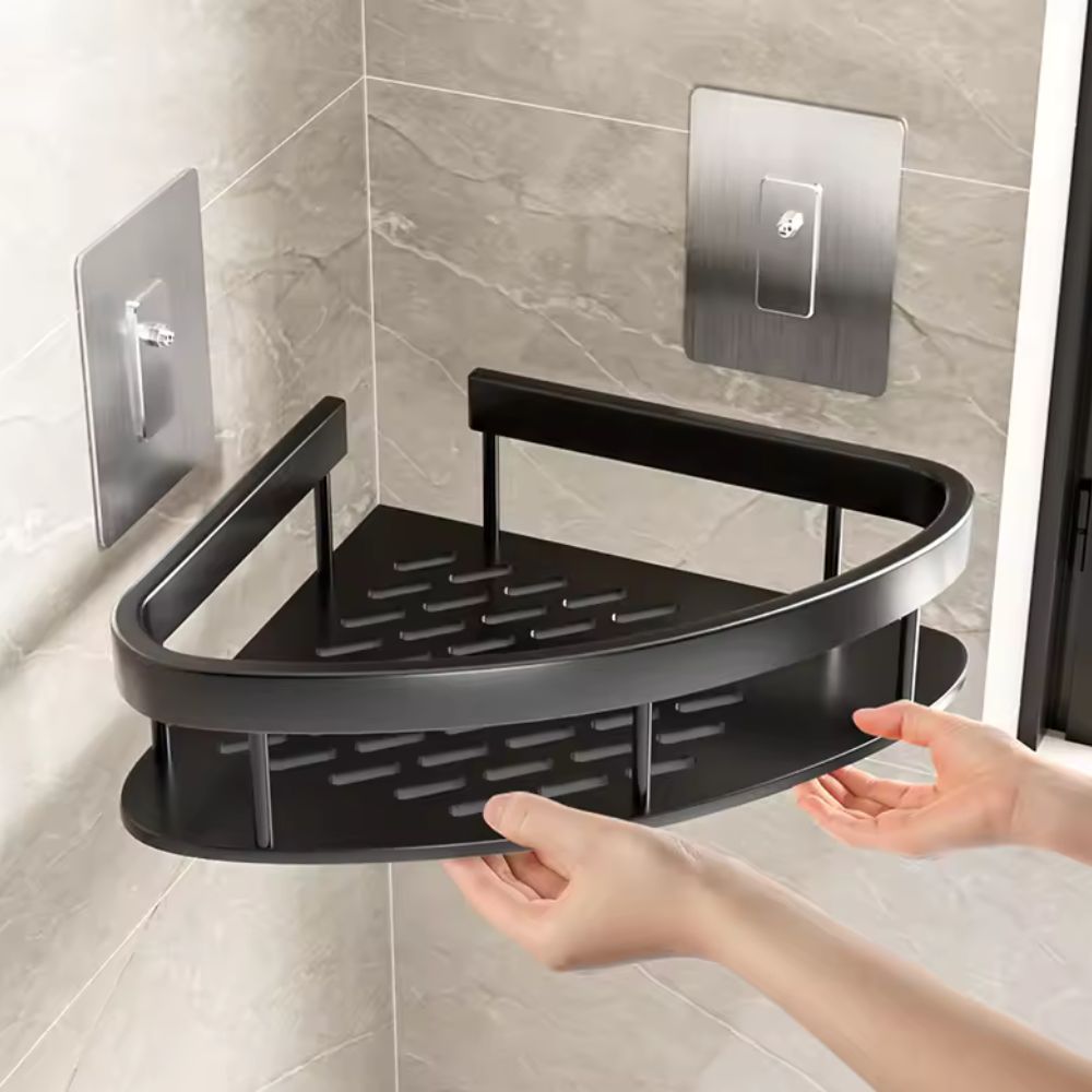 Enzo | Corner Shower Caddy for Bathroom Storage