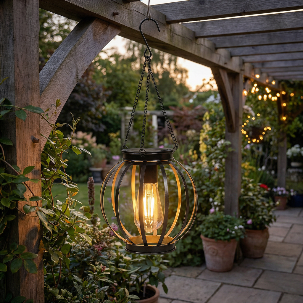 Sienna | Outdoor Lighting Hanging Mesh Lantern for Garden or Terrace
