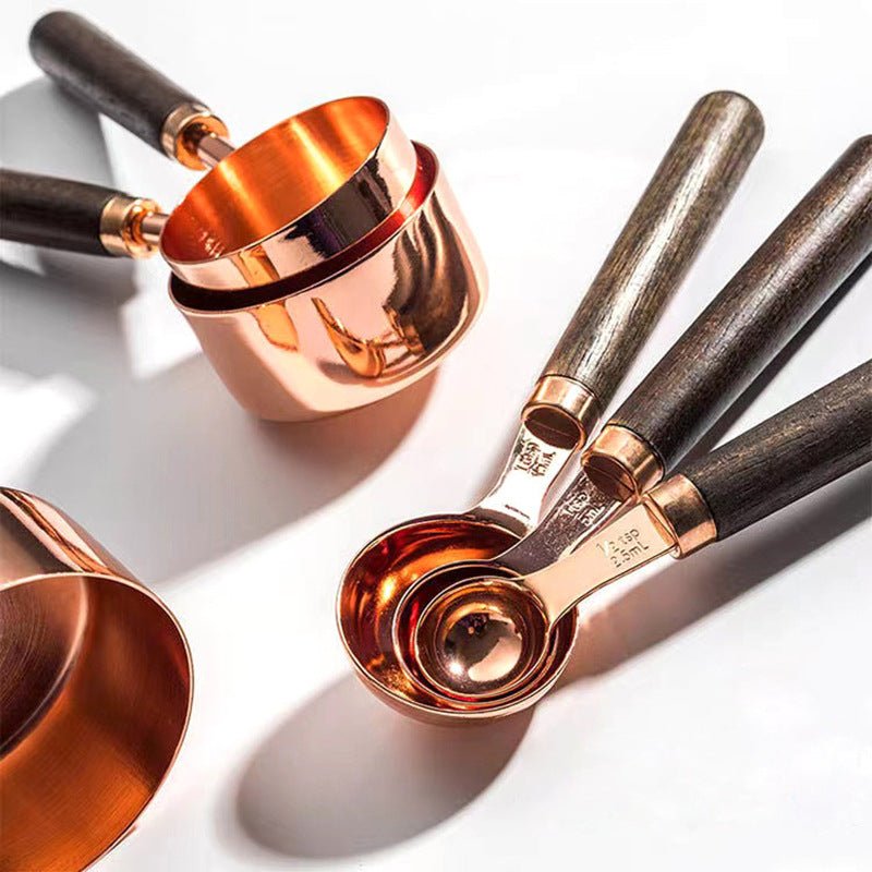Margaux | 8-Piece Baking Set with Oak Handles for Kitchen Prep