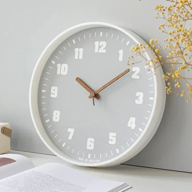 Laurent | Bamboo Wall Clock in Circular Design for Living Spaces