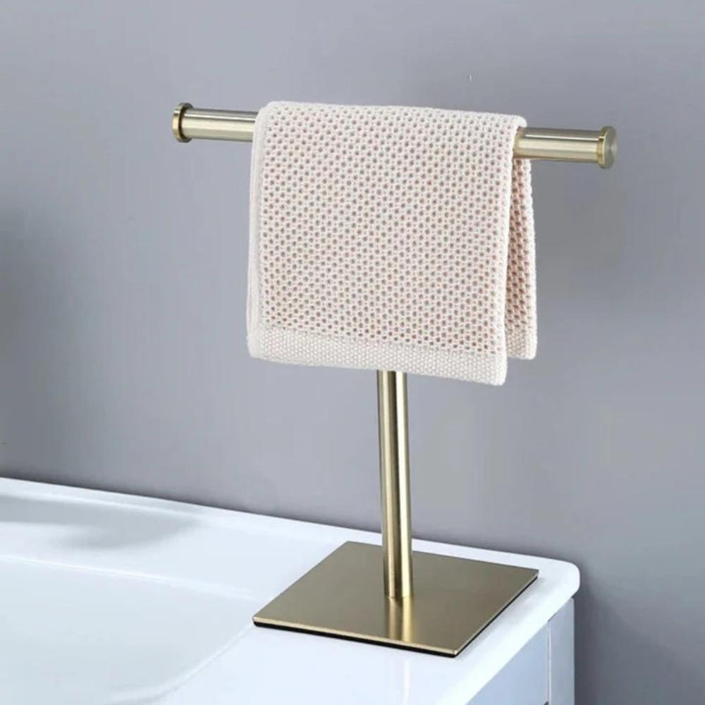 Flavia | Freestanding Kitchen Towel Rack with Weighted Base for Bathroom