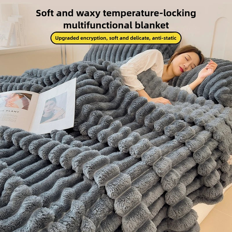Ilaria | Warm Weighted Blanket in Flannel for Autumn Evenings