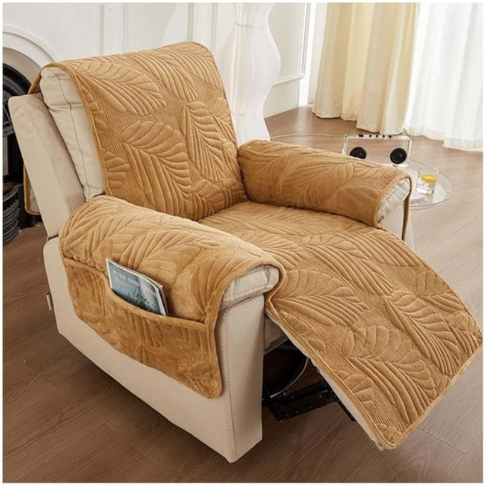 Elara | Recliner Cover with Verdant Leaf Pattern for Living Rooms