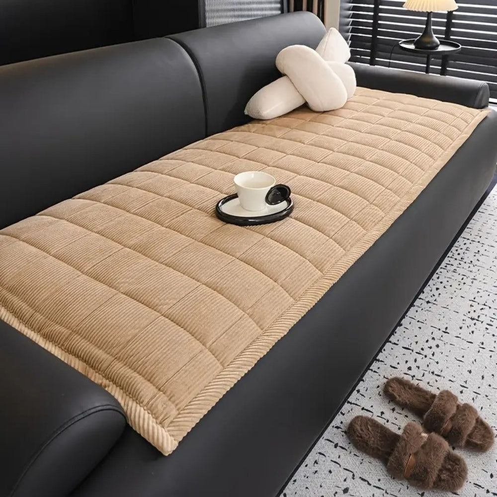 Sienna | Quilted Couch Cover Mat for Sofa Protection