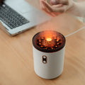 Greta | Humidifier with Volcanic Flame Mist Effect for Bedroom or Desk