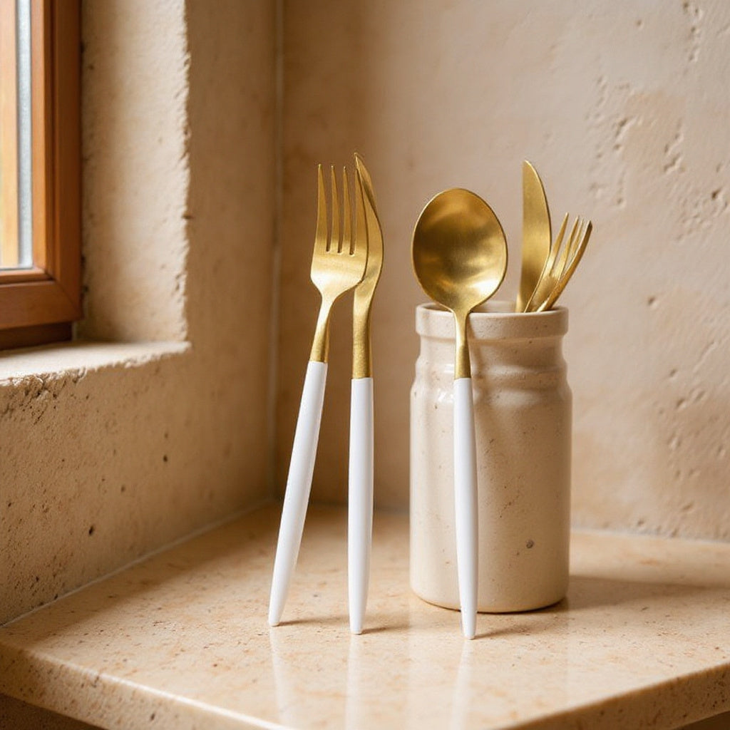 Thibault | Stainless Steel Cutlery Set for Modern Dining Tables
