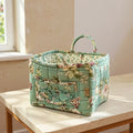 Tommaso | Floral Storage Basket for Bedroom or Living Room