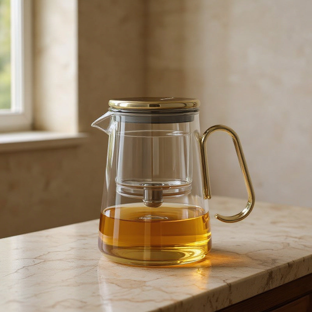 Corentin | Glass Teapot Set with Magnetic Infuser for Kitchen
