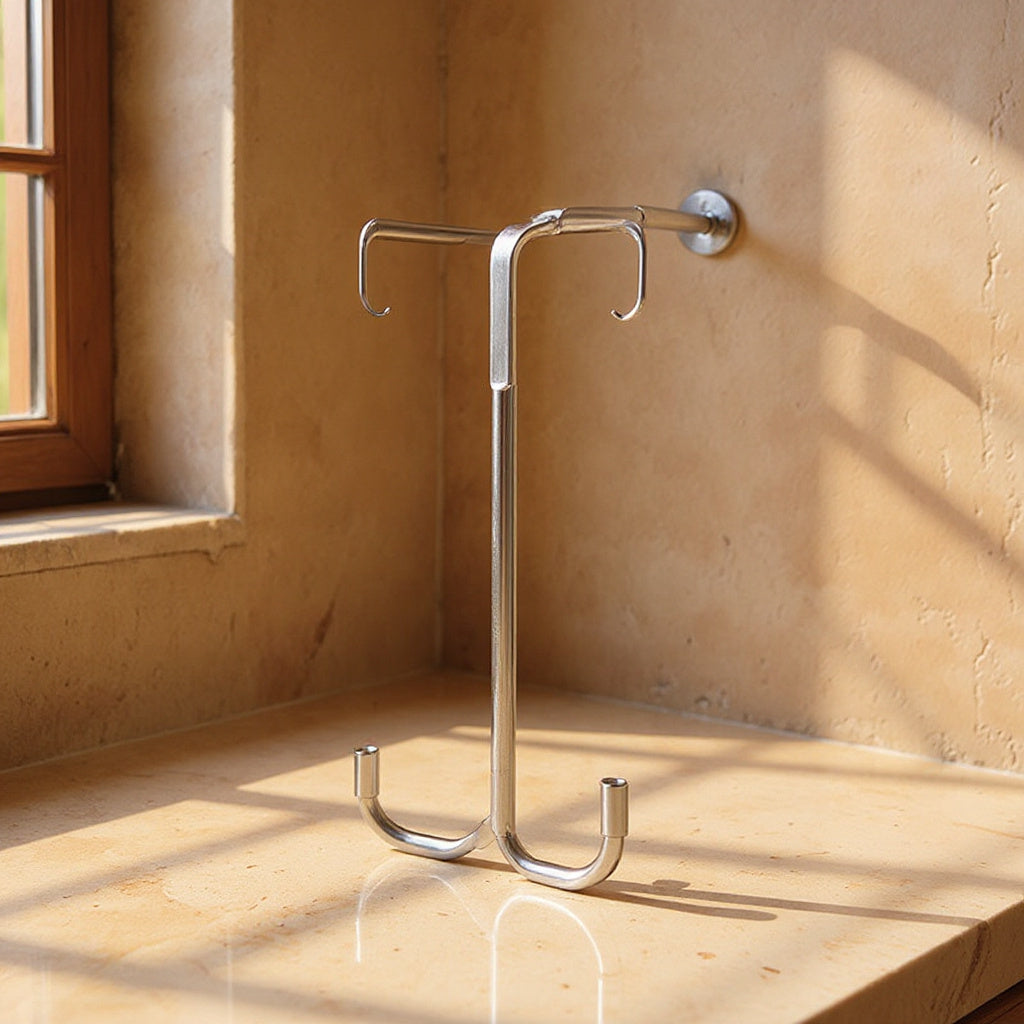 Theo | Stainless Steel Doorhanger for Kitchen or Bathroom