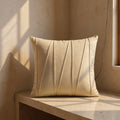 Luca | Wave Design Velvet Pillow Cover for Living Room