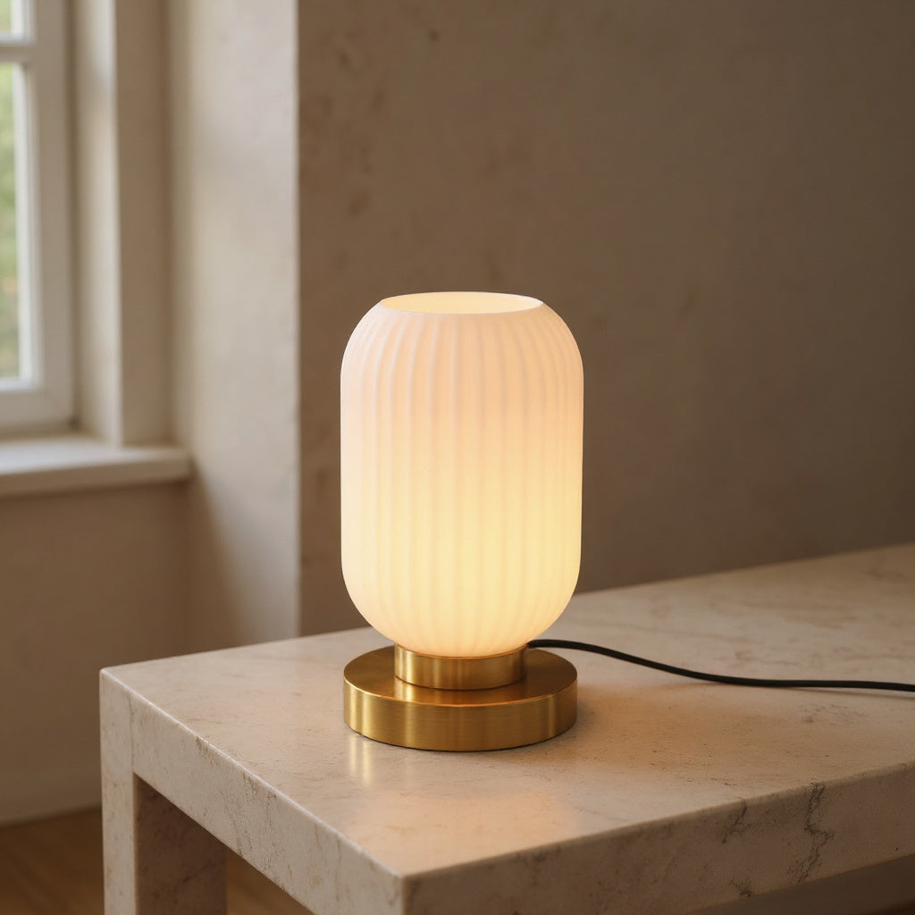 Astrid | Glass Table Lamp for Bed and Living Room