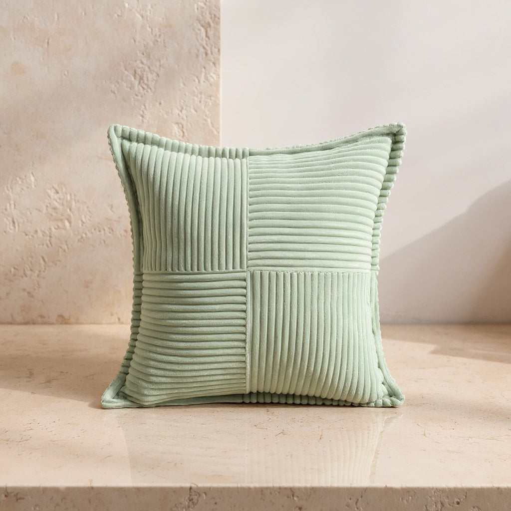 Ovidia | Stain-Resistant Solid Pillow Cover for Sofa or Bed