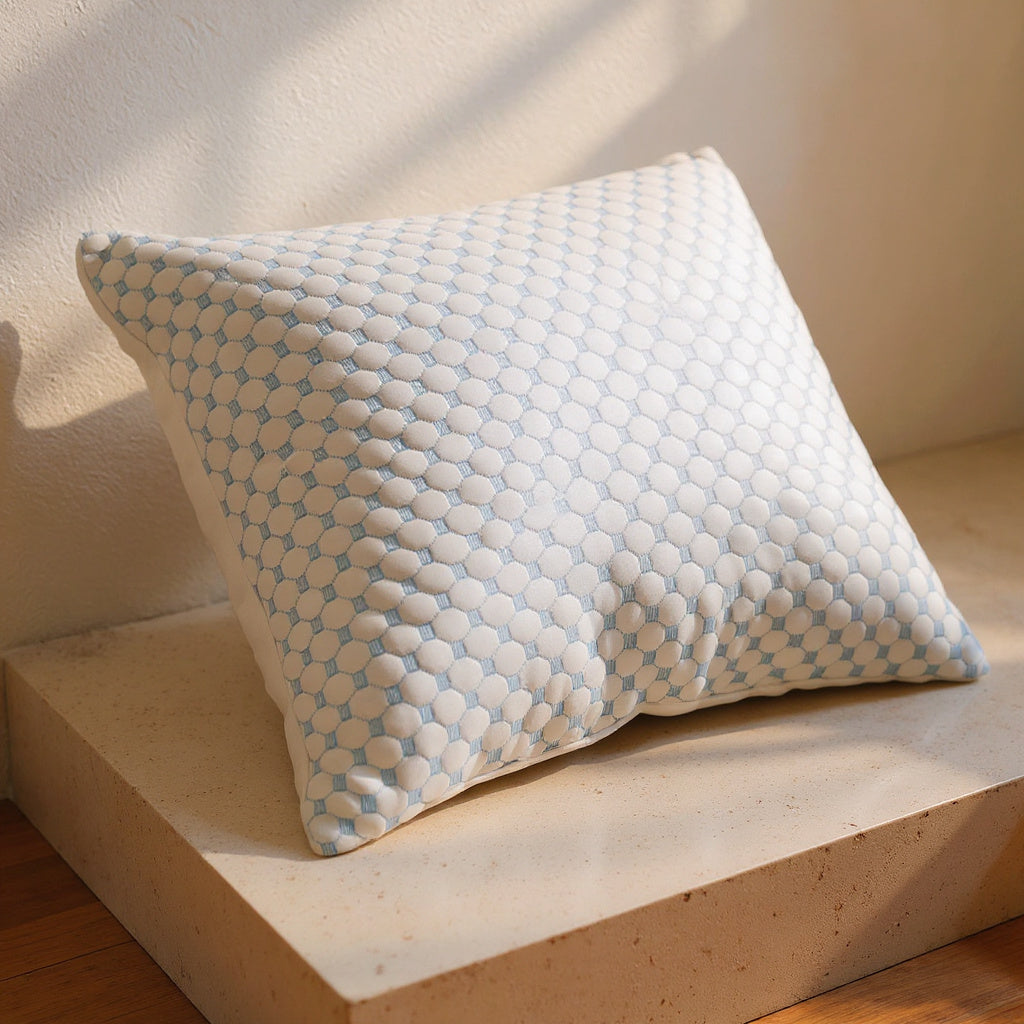 Clara | Cooling Hexagon Pillow for Side Sleeper Support