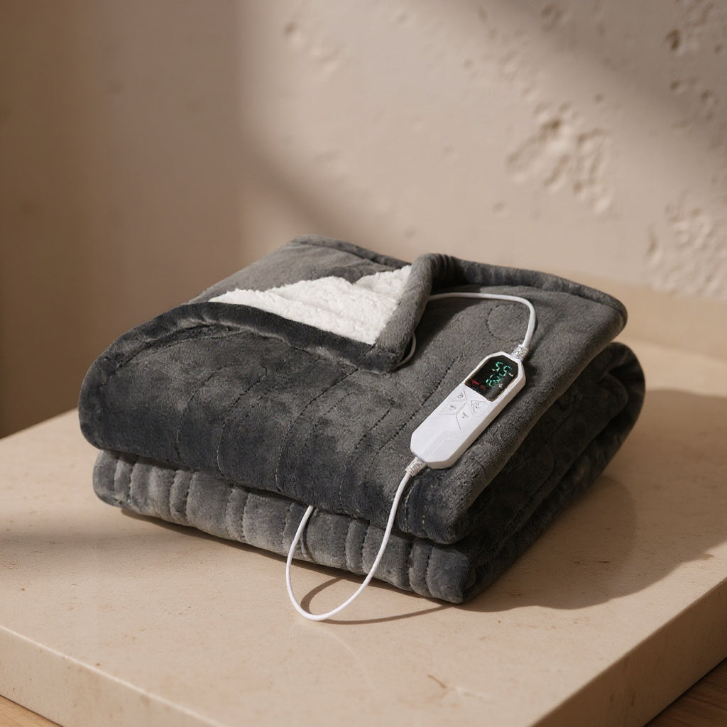 Espen | Heated Blanket for Bed and Sofa in Soft Fleece
