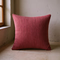 Léandre | Corduroy Striped Pillow Cover for Bedroom or Lounge