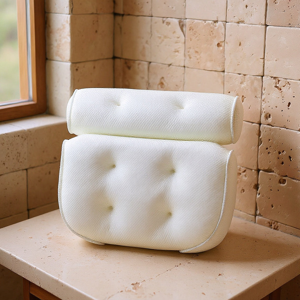 Emilio | Ergonomic Bath Pillow with Neck Support for Spa Bathrooms