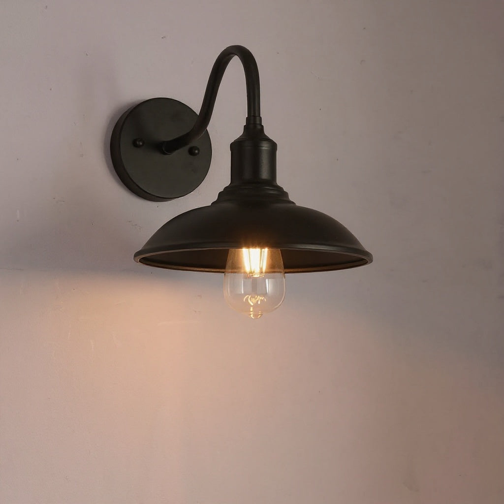 Luca | Outdoor Lighting Wall Lamp in Industrial Vintage Style