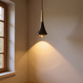 Olivier | Pearl Black Pendant Light for Bedside with LED