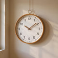 Laurent | Bamboo Wall Clock in Circular Design for Living Spaces