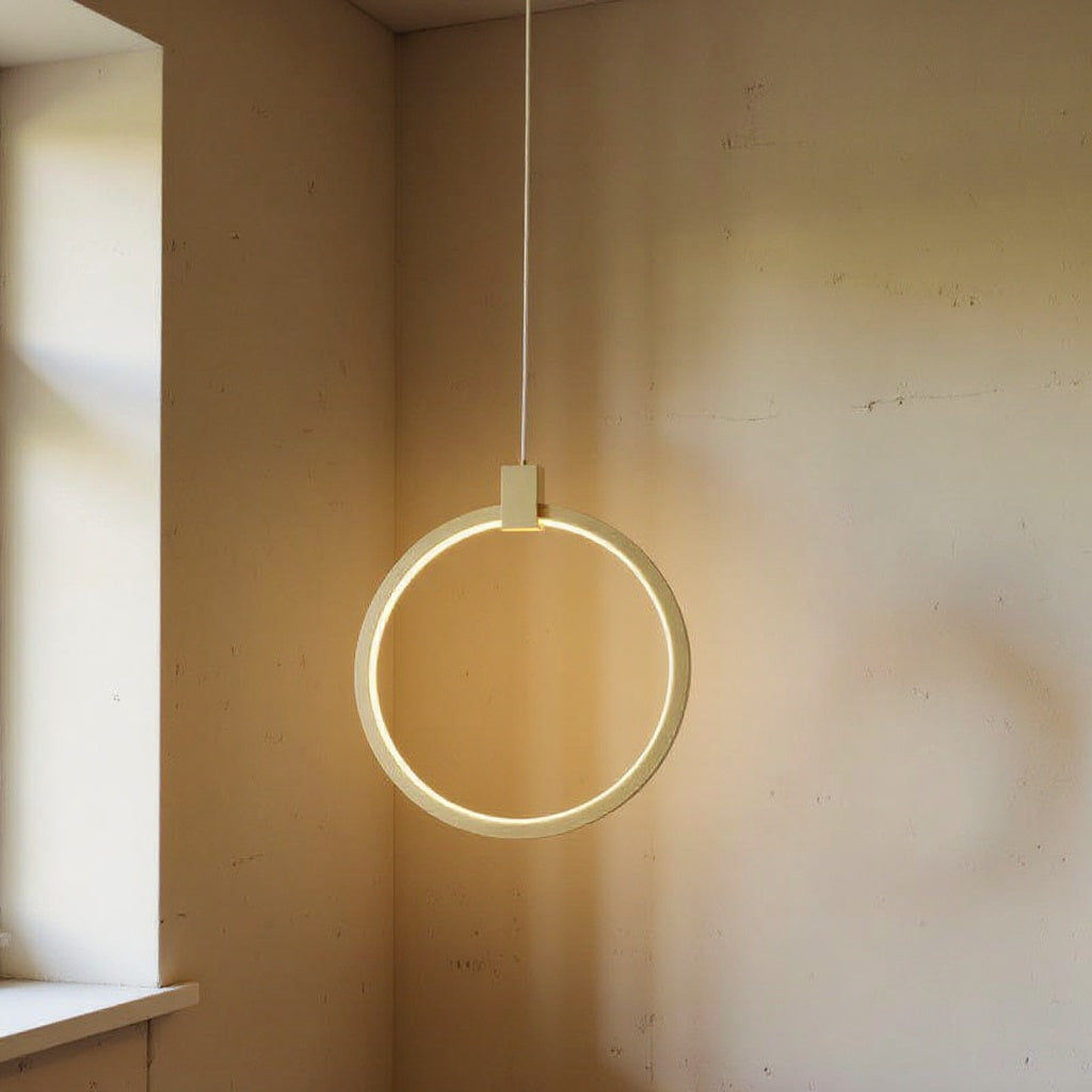 Lucienne | Double Ring Pendant Light for Dining Room