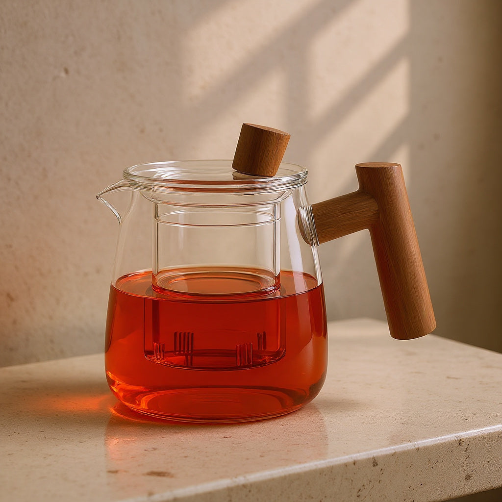 Rasmus | Borosilicate Glass Teapot with Infuser for Kitchen