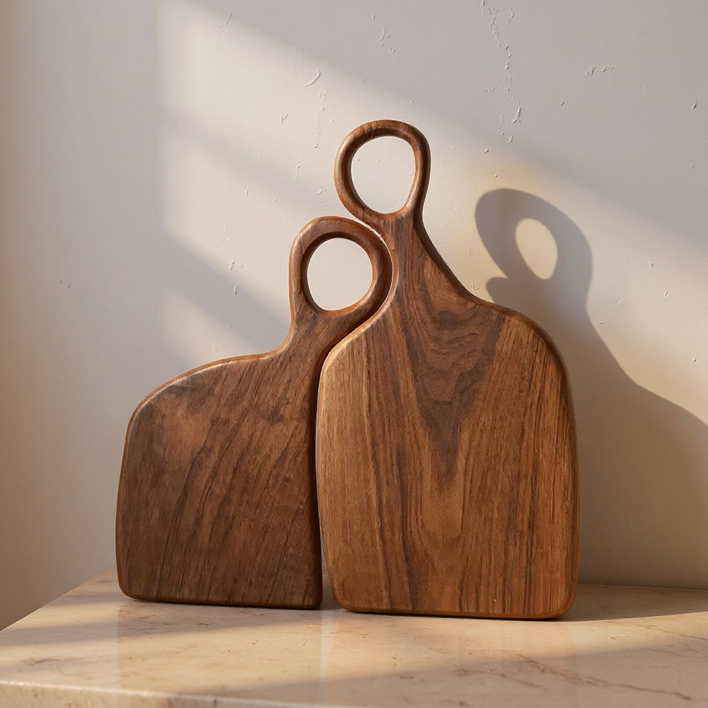 Anouk | Wooden Cutting Board for Kitchen Preparation and Serving