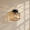 Adrien | Flush Mount Ceiling Light with Crystal Shade for Hallway