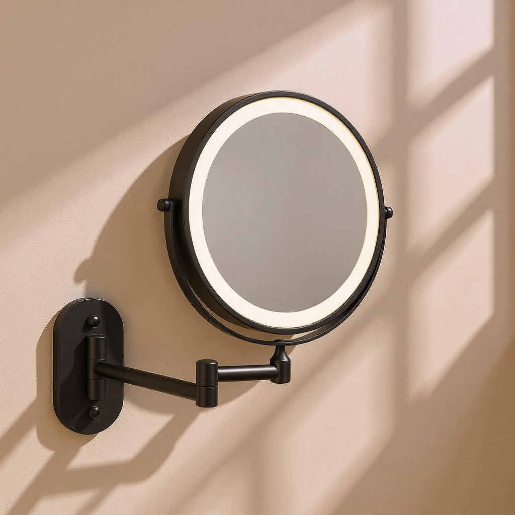 Colette | Rechargeable LED Wall Mounted Mirror with Adjustable Lighting